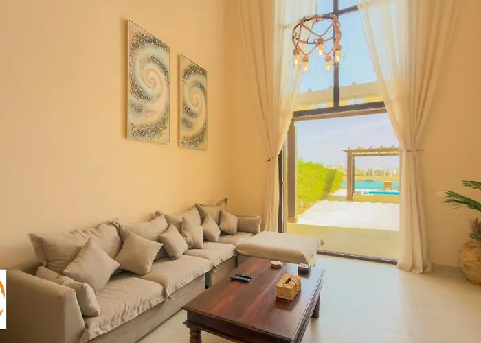 Heated Pool 4br Villa, Lagoon Front, Ancient Sands - Ollystays el-Gúna
